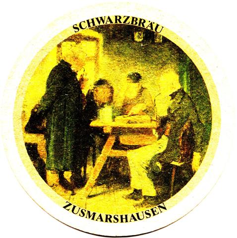 zusmarshausen a-by schwarz der guten 215 1a (rund215-4 personen am tisch)